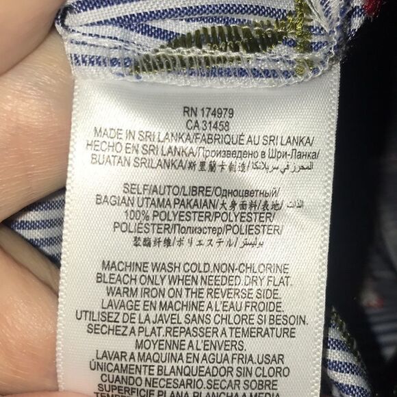 BCBGeneration Sleeveless Ruffle Embroidered Top - Picture 7 of 7